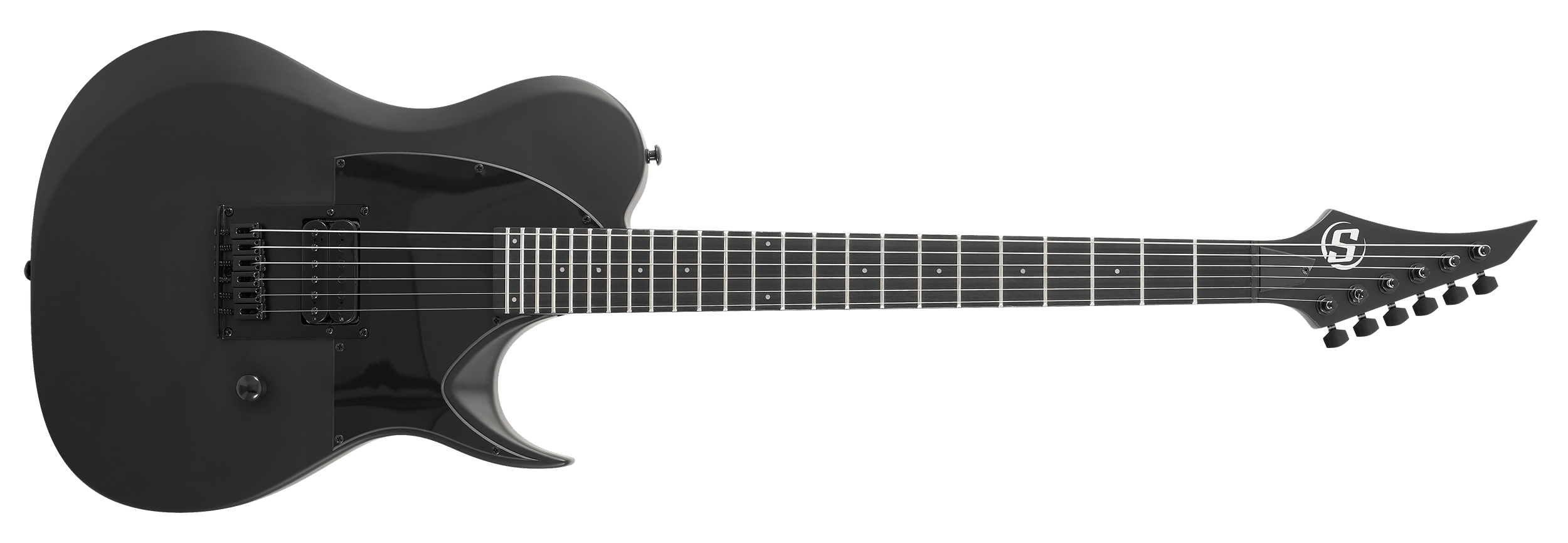 S by Solar - TB4.61C – Single Pickup – Carbon Black Matte view 2