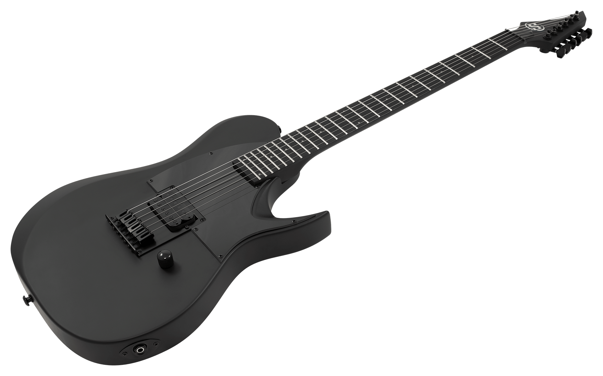 S by Solar - TB4.61C – Single Pickup – Carbon Black Matte view 1