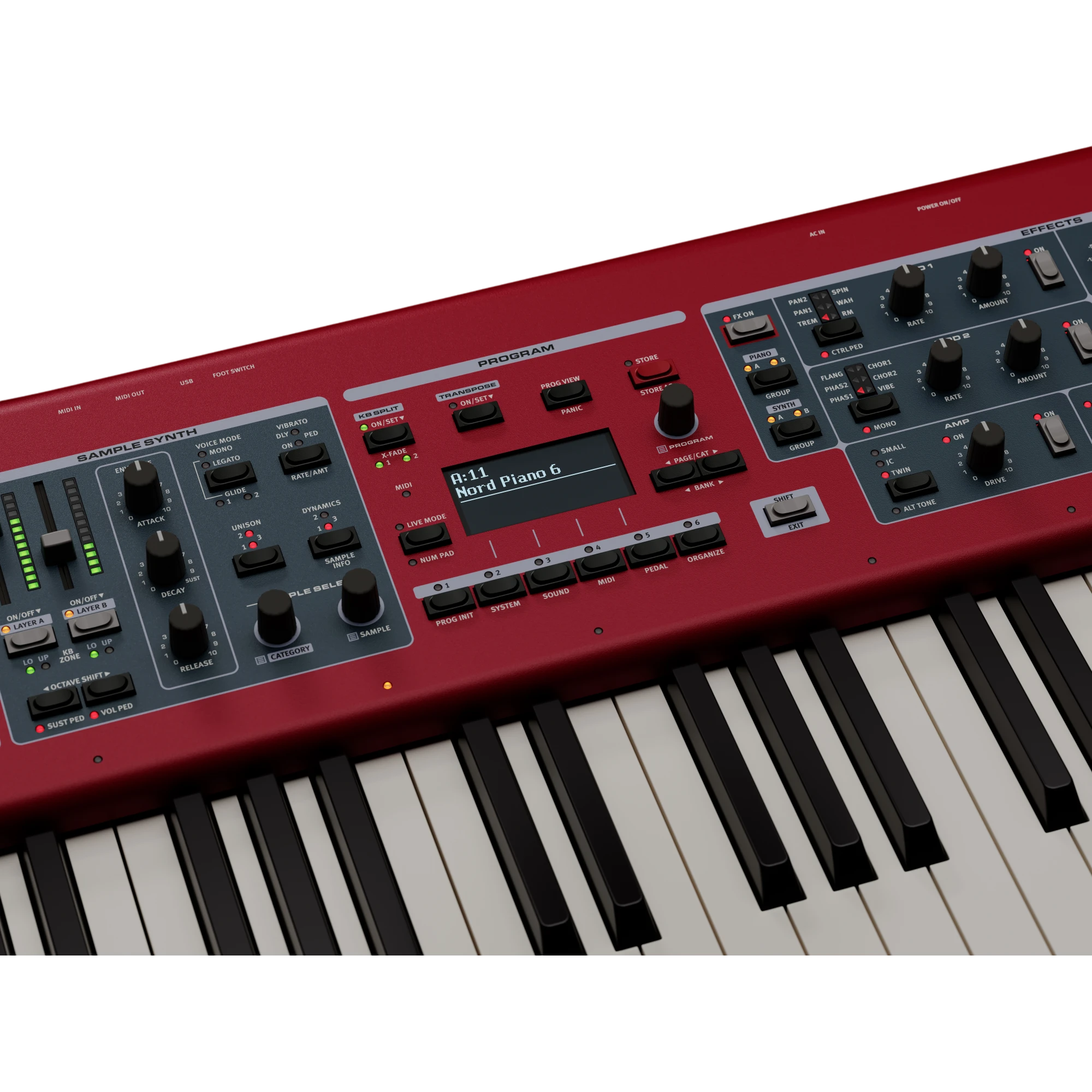Nord Piano 6  88 - Stage Keyboard view 6