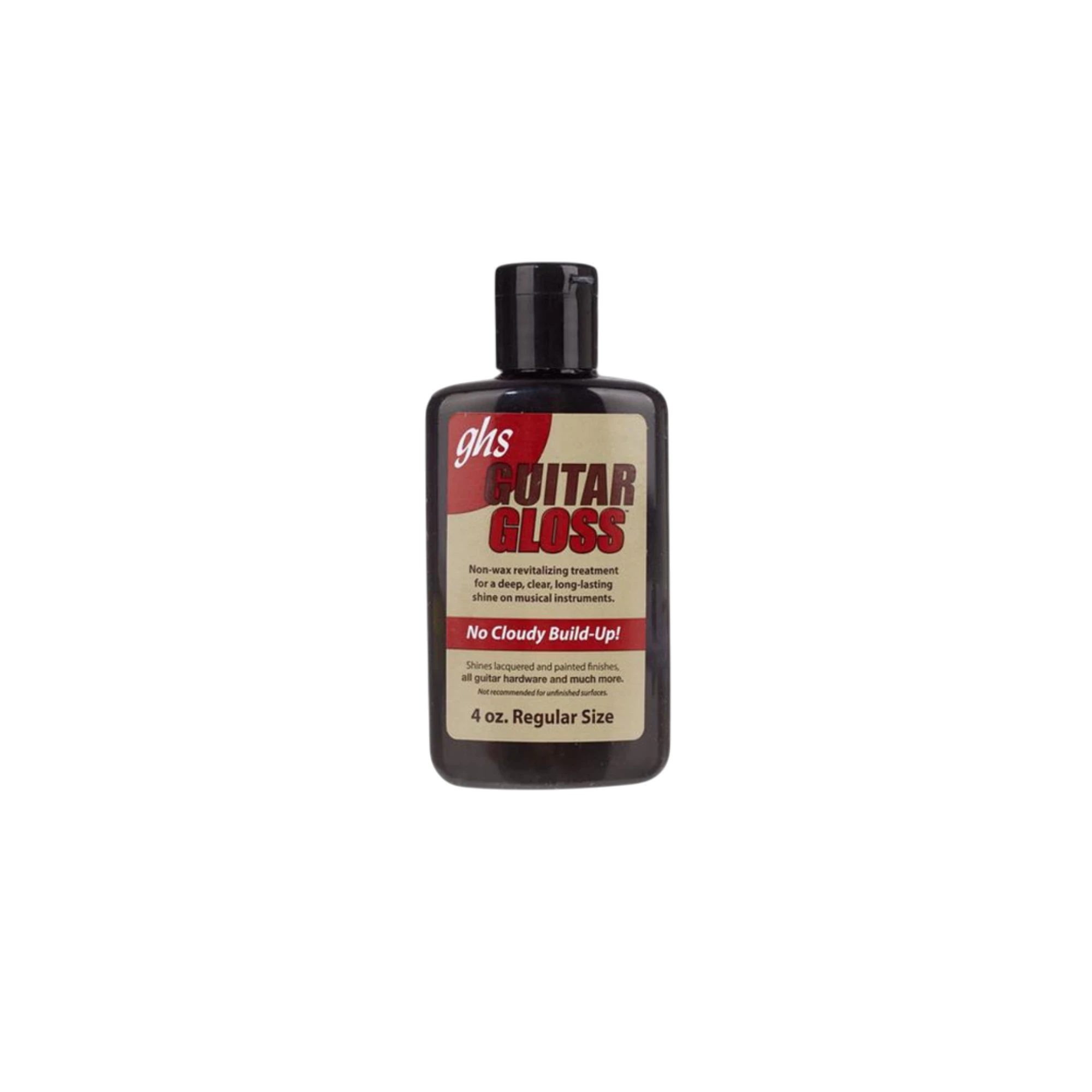 GHS A98 Guitar Gloss – 4oz Bottle + Flannel Polishing Cloth view 2