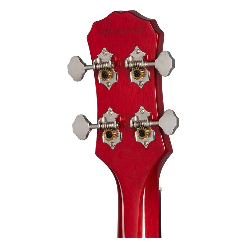 Epiphone Les Paul Concert Ukulele, Heritage Cherry Sunburst view 4