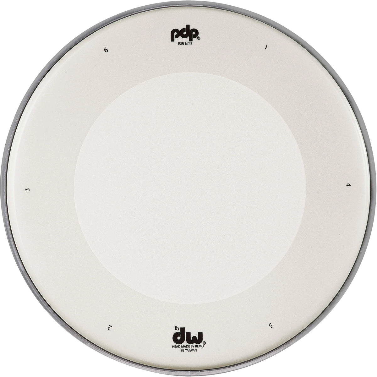 PDP 12" White Coated Dry Snare Head view 1