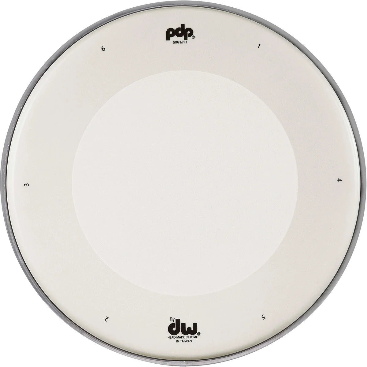 PDP 12" White Coated Dry Snare Head view 4