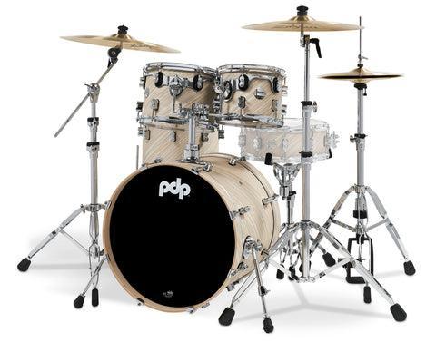 PDP Concept Maple 4-Piece Shell Pack 20", Twisted Ivory, Chrome Hardware view 2