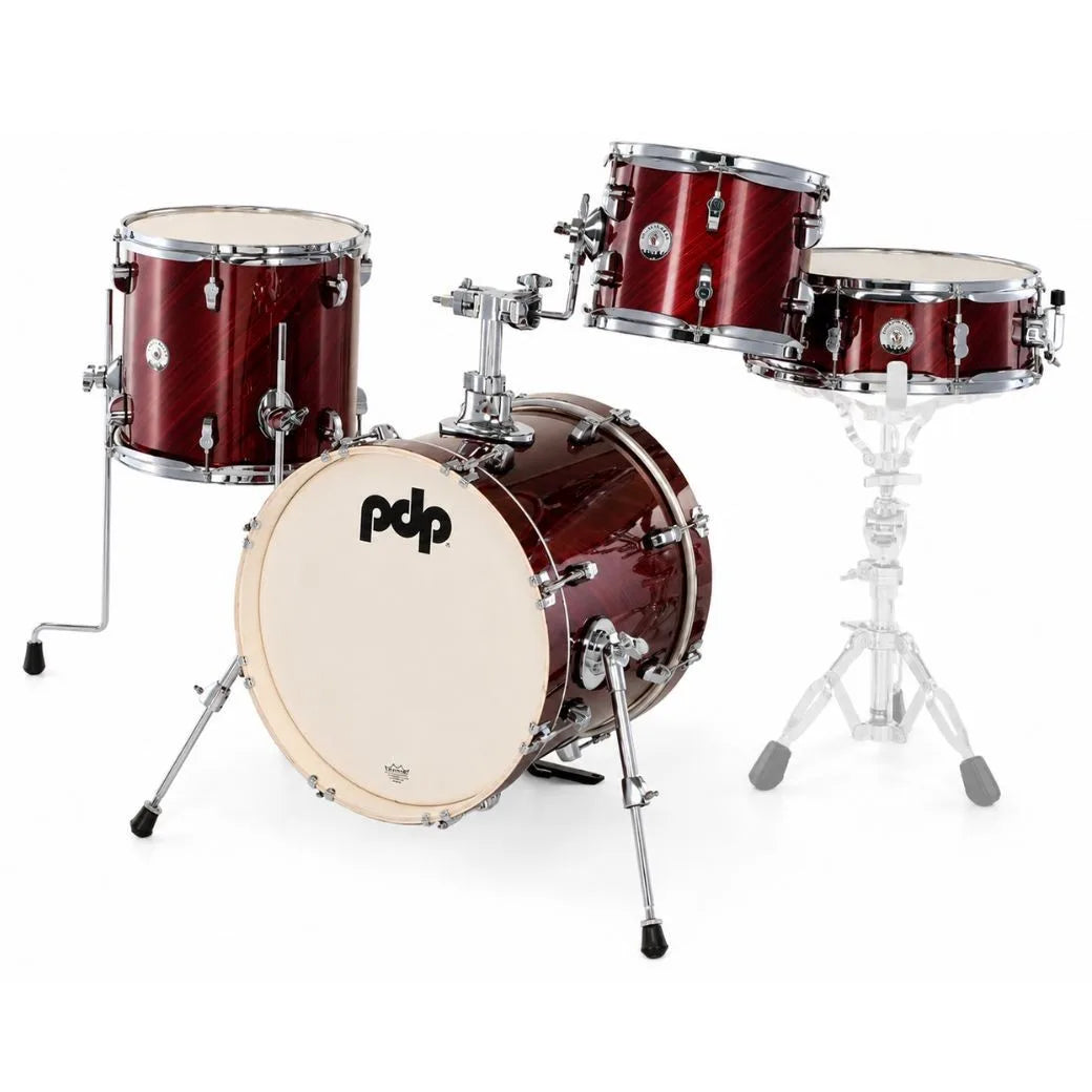 PDP New Yorker 4-Piece Shell Pack 16", Twisted Cherry, Chrome Hardware view 1
