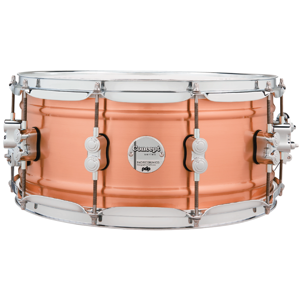 PDP Concept Snare 6.5x14", 1.2mm Beaded Copper view 1