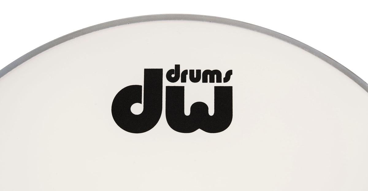 DW Bass Drum Logo Sticker, Black