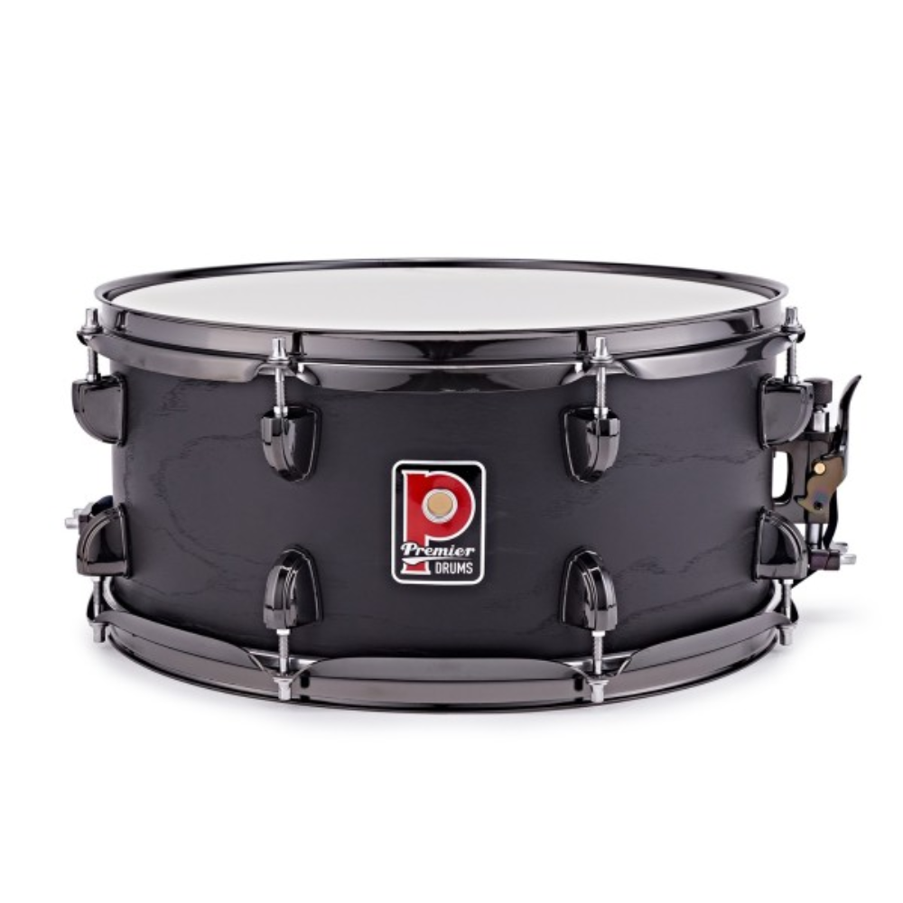 Premier Artist 14" x 6.5" Birch Snare Drum, Stealth Black