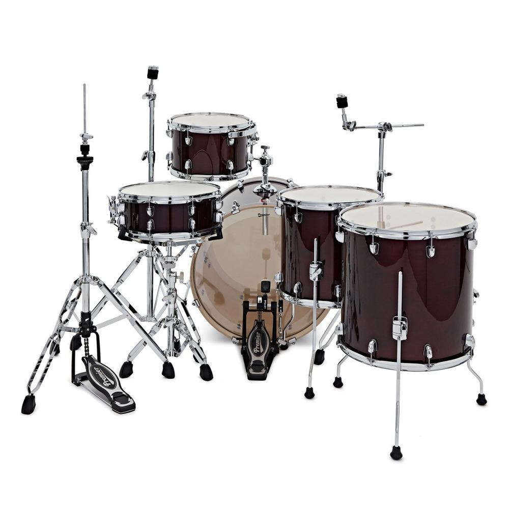 Premier Artist 20" 5pc Fusion Shell Pack, Cherry Red view 2