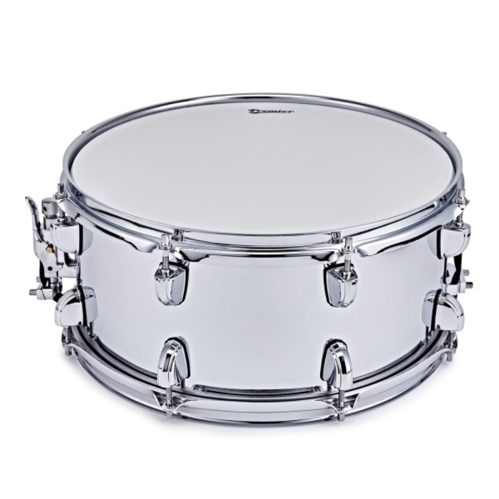 Premier Artist 14" x 6.5" Steel Snare Drum, Chrome view 2