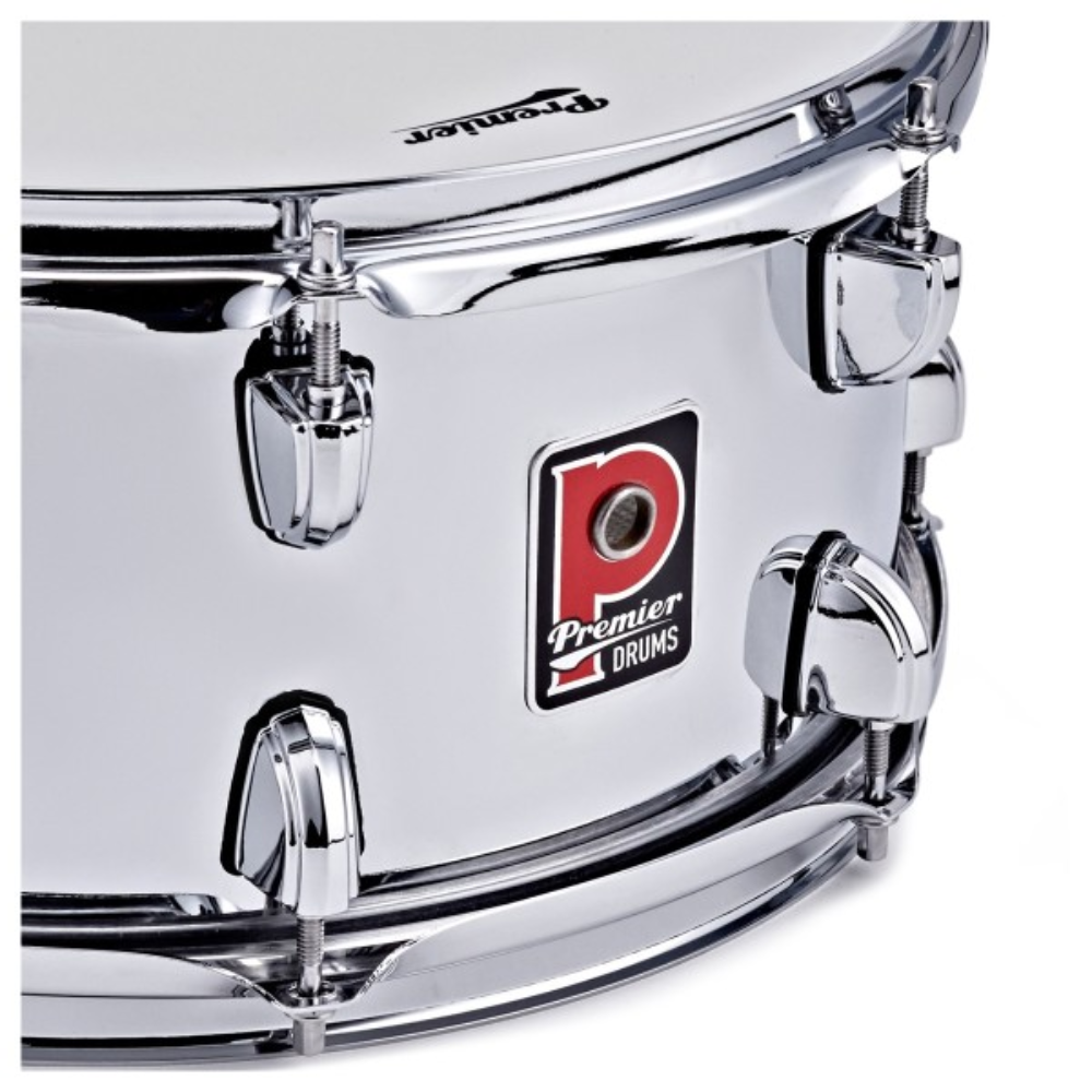 Premier Artist 14" x 6.5" Steel Snare Drum, Chrome view 3