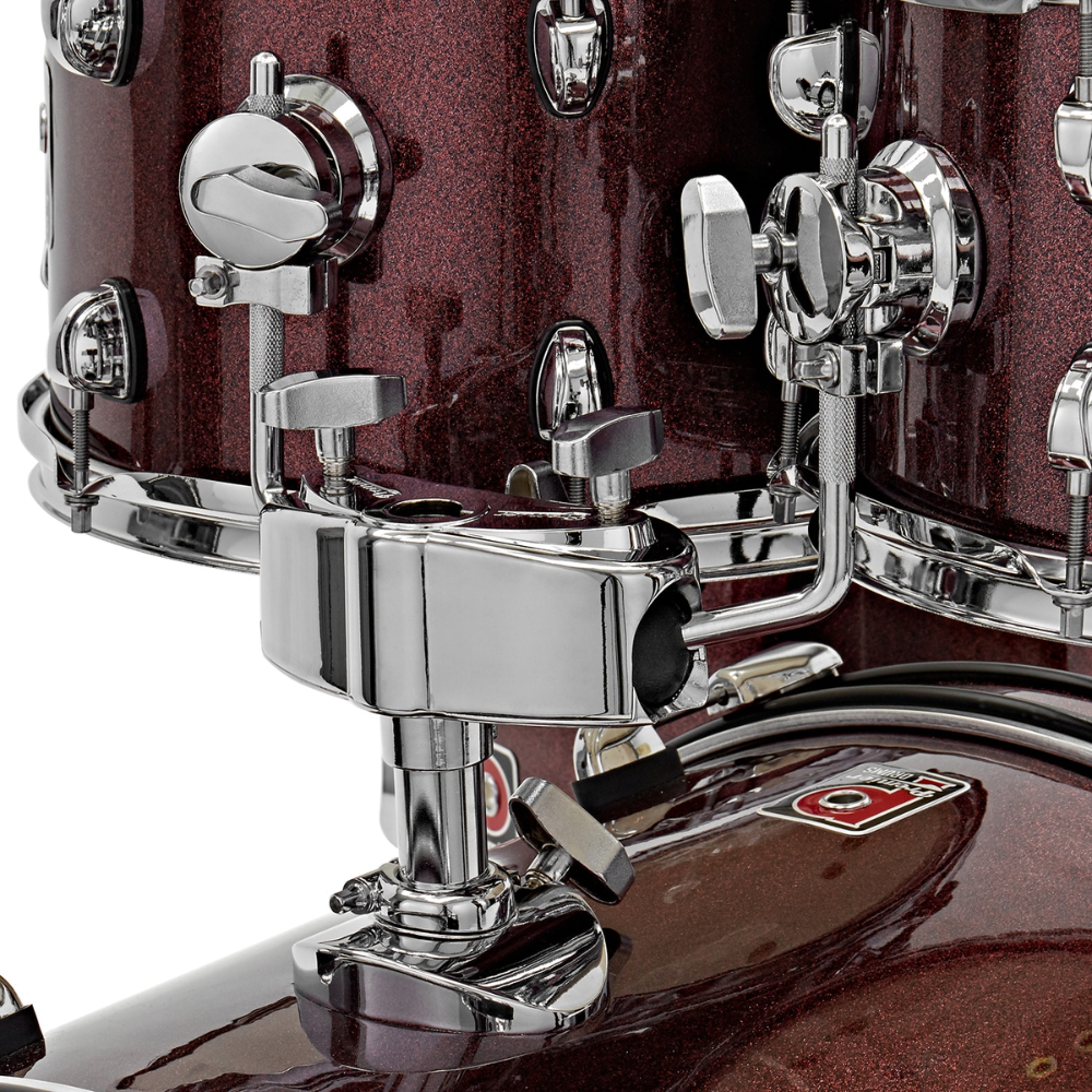 Premier Revolution 20" 5pc Drum Kit, Red Sparkle view 4