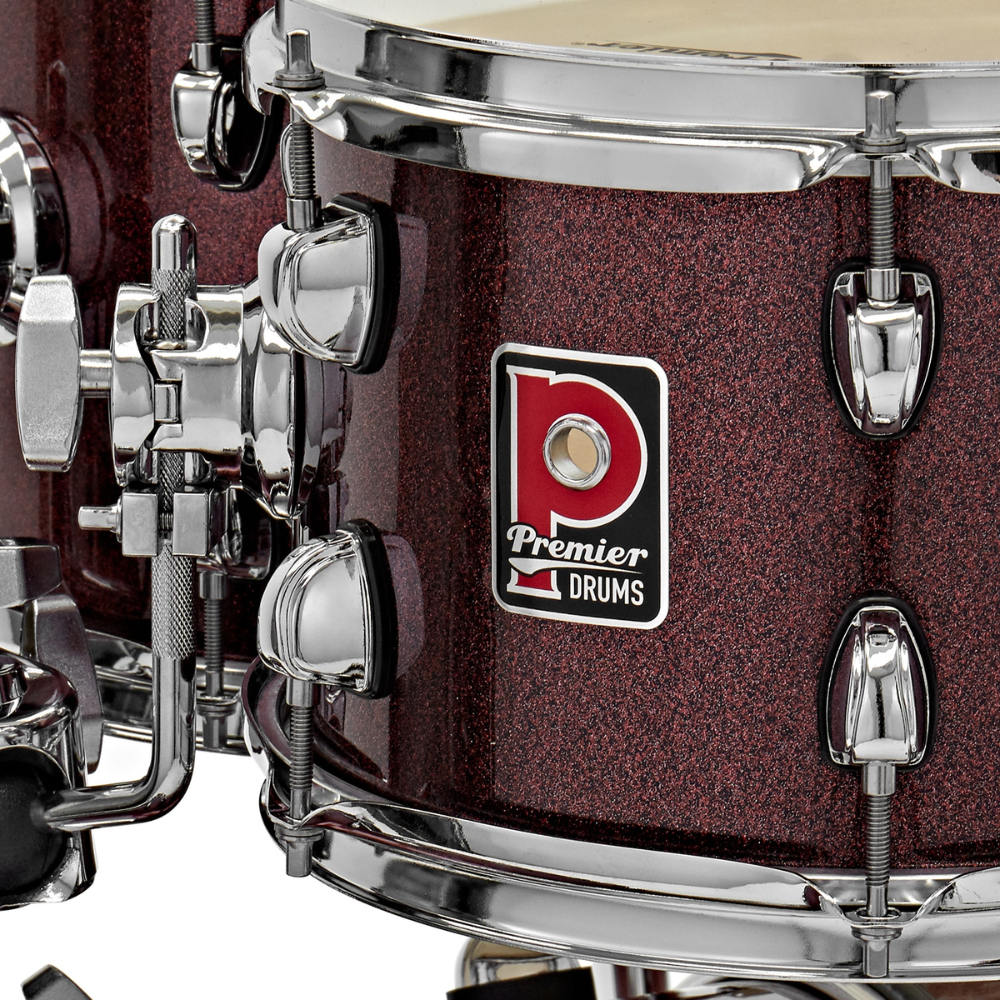 Premier Revolution 20" 5pc Drum Kit, Red Sparkle view 3