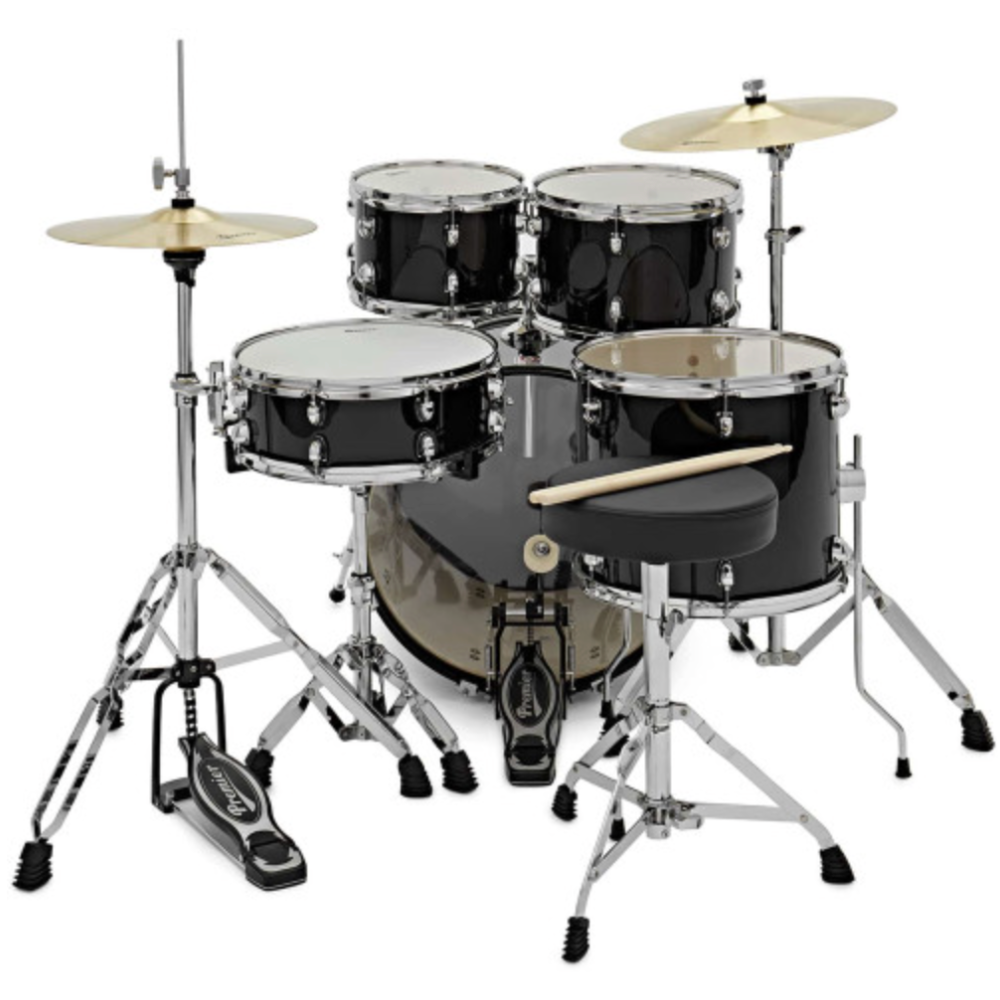 Premier Revolution 22" 5pc Drum Kit, Black view 2